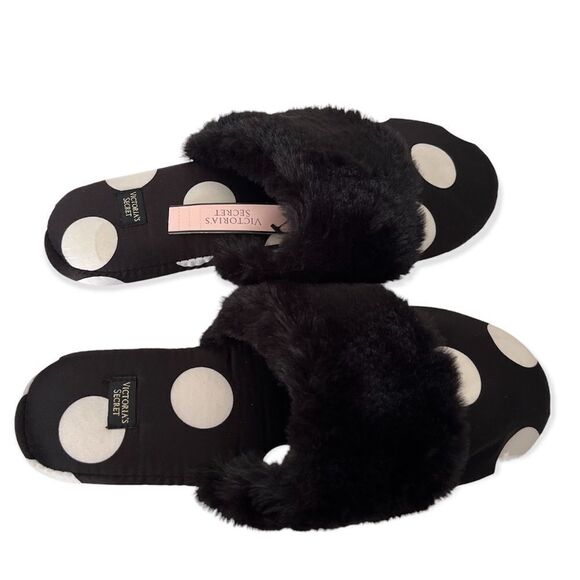 NWT Vintage Victoria's Secret Satin Slippers - Picture 6 of 6